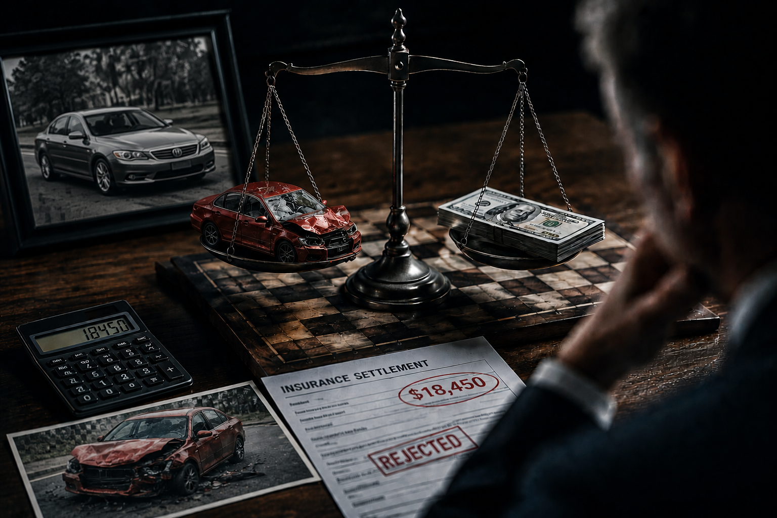 Third-party total loss settlement dispute documents